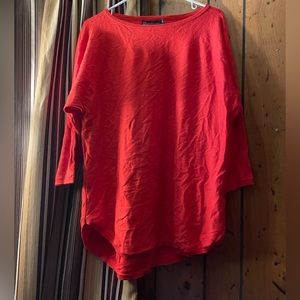New York & Company Red Sweater Shirt